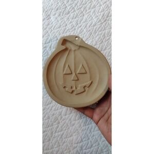 VTG pumpkin jack lantern cookie mold Brown Bag Cookie Art- Hill Design Inc @1992